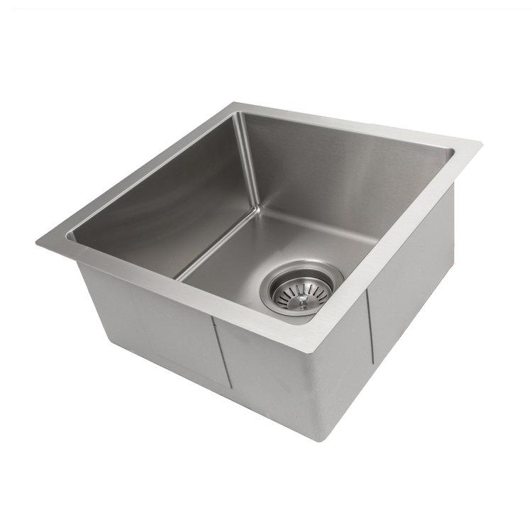 ZLINE 15" Pro Series Undermount Single Bowl Bar Sink (SUS) - Rustic Kitchen & Bath - Sinks - ZLINE Kitchen and Bath